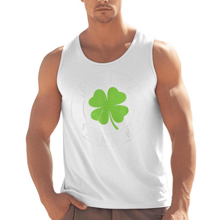 Irish I Was Swimming Shamrock St Patrick's Day Swimmer Men Tank Top