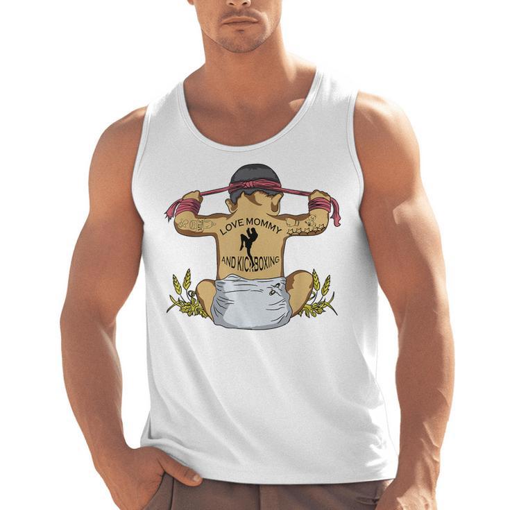 Kickboxing Muay Thai Training Fitness Baby Love Mommy Men Tank Top