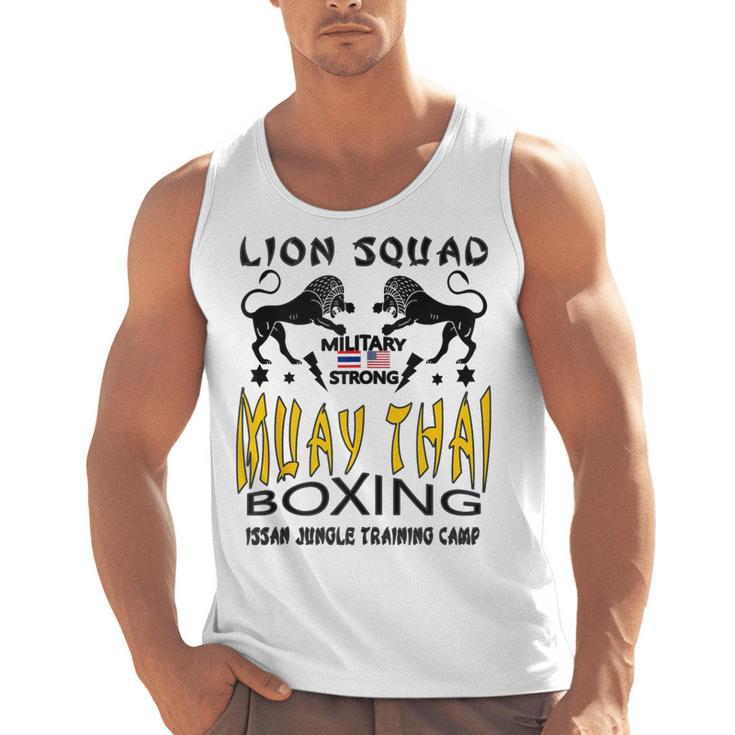 LION SQUAD THAILAND KICKBOXING MUAY THAI MMA TRAINING Men Tank Top