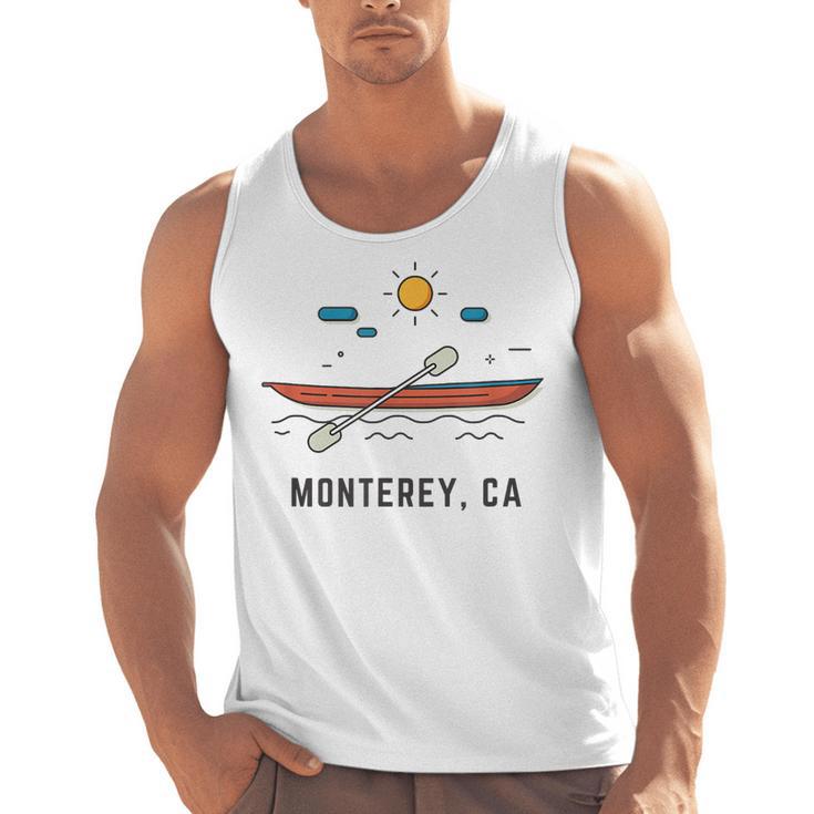 Monterey California Kayak Canoe Paddling Outdoor Men Tank Top