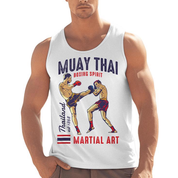 Muay Thai Boxing Spirit Martial Art Men Tank Top