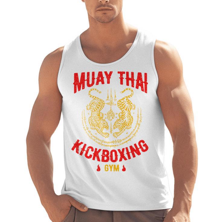 Muay Thai Tiger Kickboxing Gym MMA Street Fight Kickboxing Men Tank Top