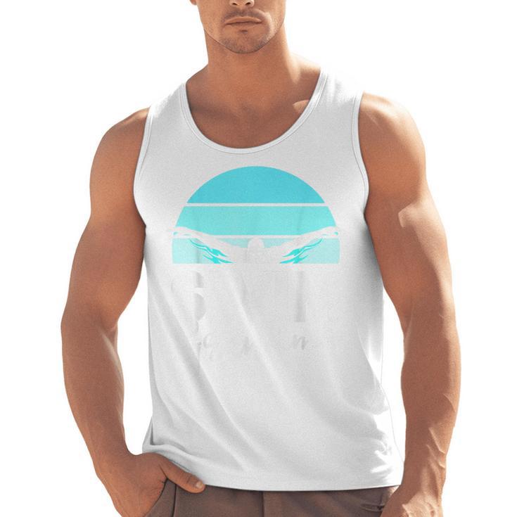 Swim Team Shirt Grandma Mama Swimming Meet Swimmer Men Tank Top