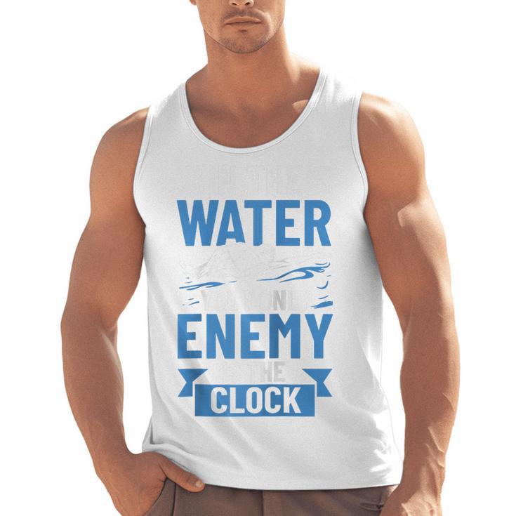 Swimming Enthusiast Swimming Expert Swimming Lover Swimmer Raglan Baseball Tee Men Tank Top