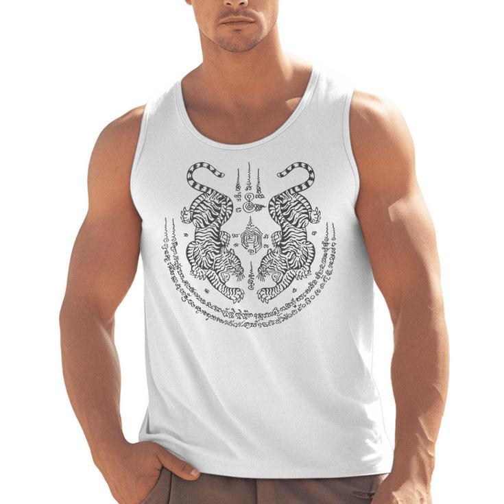 Twin Tiger Muay Thai Shorts Thailand Martial Arts Boxing Men Tank Top