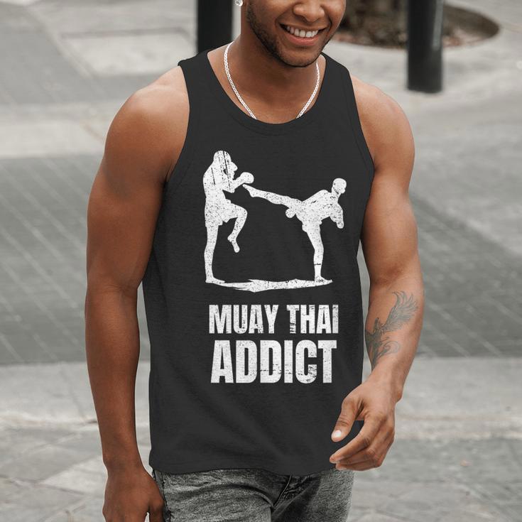 Addicted To Muay Thai Graphic Shirt Men Tank Top Addicted To Muay Thai Graphic Shirt Men Tank Top