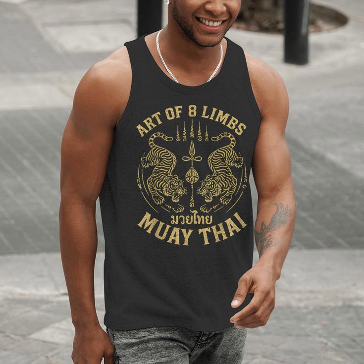 Art Of 8 Limbs MMA Tiger Muay Thai Fighter Muay Thai Men Tank Top Art Of 8 Limbs MMA Tiger Muay Thai Fighter Muay Thai Men Tank Top