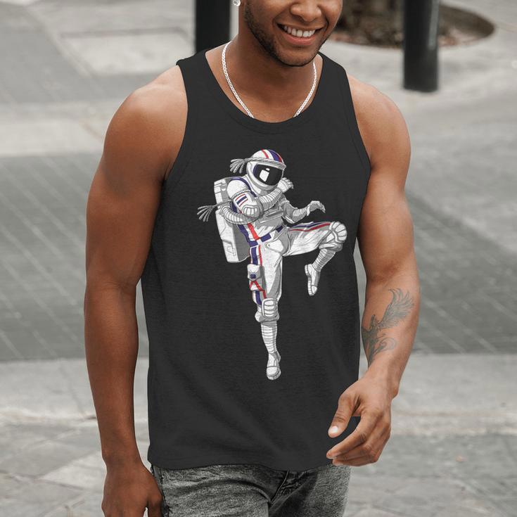 Astronaut Muay Thai Boxing Karate Kickboxing Martial Arts Men Tank Top