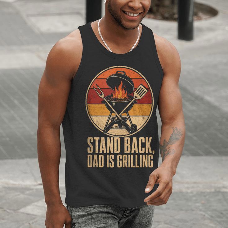 BBQ Dad Stand Back Dad Is Grilling Men Tank Top