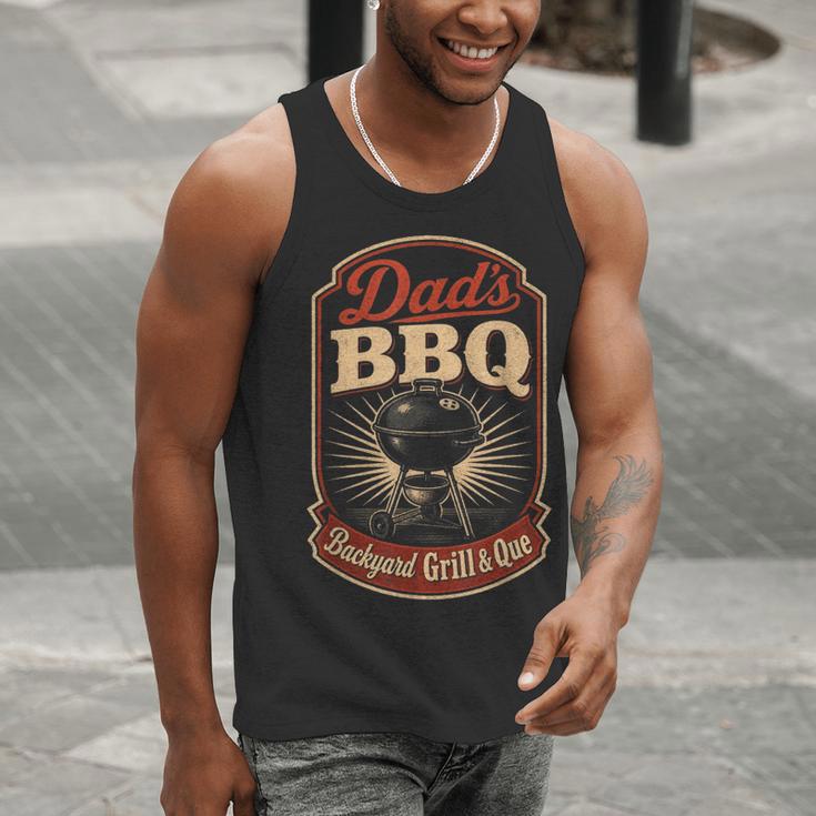 BBQ Dad's Backyard Grill & Que Men Tank Top