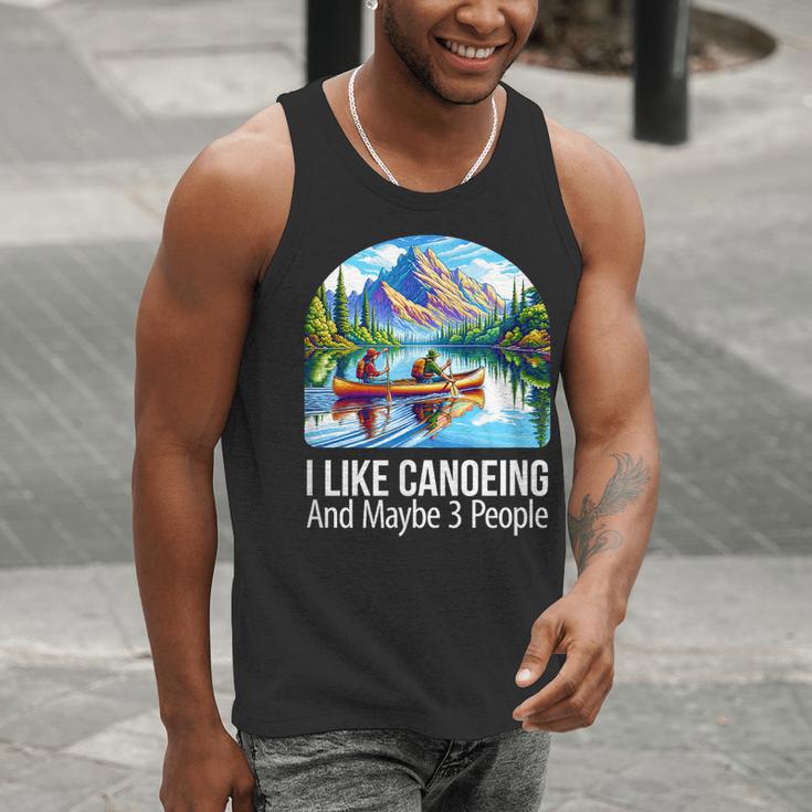I Like Canoeing And Maybe 3 People Canoe Men Tank Top I Like Canoeing And Maybe 3 People Canoe Men Tank Top