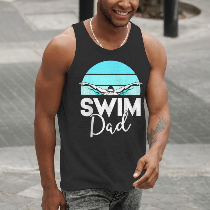 Dad Father School Swimming Meet Swimmer Swimmer Men Tank Top Dad Father School Swimming Meet Swimmer Swimmer Men Tank Top