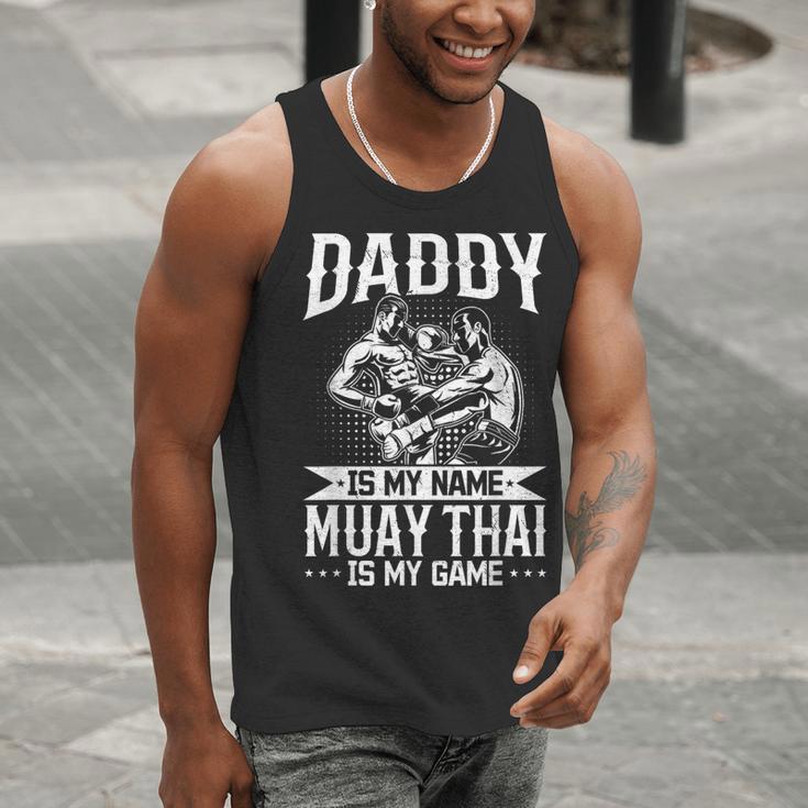 Daddy Is My Name Muay Thai Is My Game Muay Thai Dad Men Tank Top