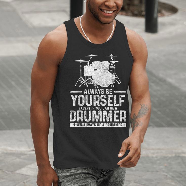 Drummer Drum Kit Saying Drummer Men Tank Top Drummer Drum Kit Saying Drummer Men Tank Top