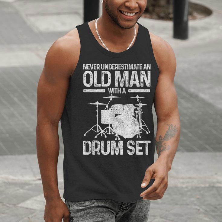 Drummer Drum Kit Vintage Drummer Men Tank Top Drummer Drum Kit Vintage Drummer Men Tank Top
