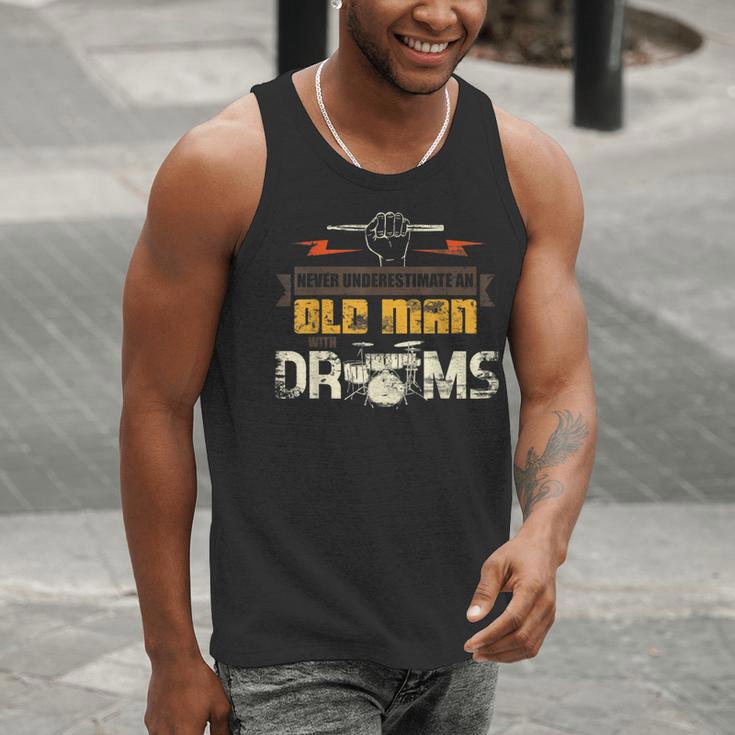 Drummer Drummer Pensioner Drum Kit Men Tank Top Drummer Drummer Pensioner Drum Kit Men Tank Top