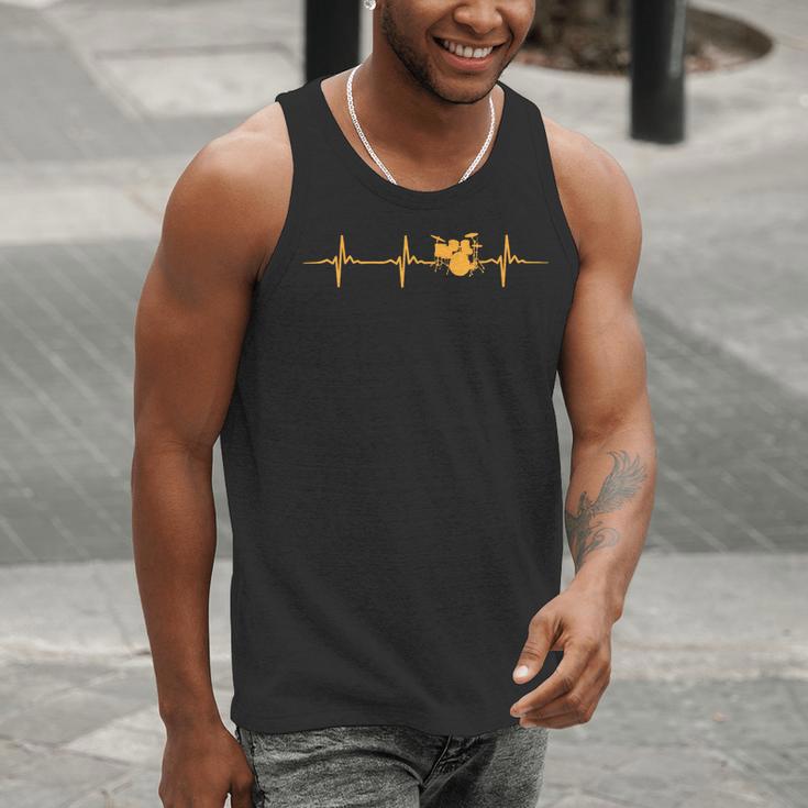 Great Drum Kit Heartbeat Drummer Men Tank Top Great Drum Kit Heartbeat Drummer Men Tank Top