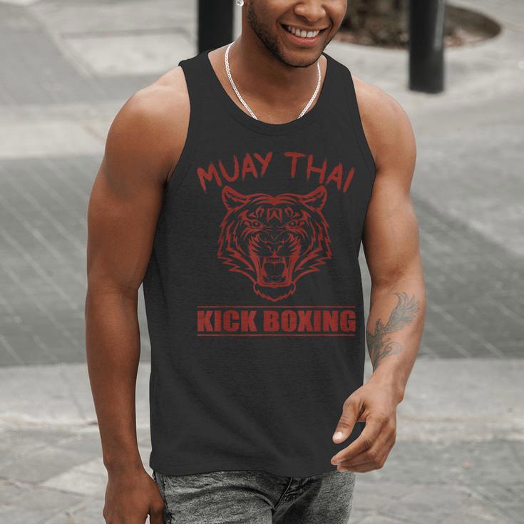 Great Muay Thai Tiger Kickboxing Martial Artist Men Tank Top