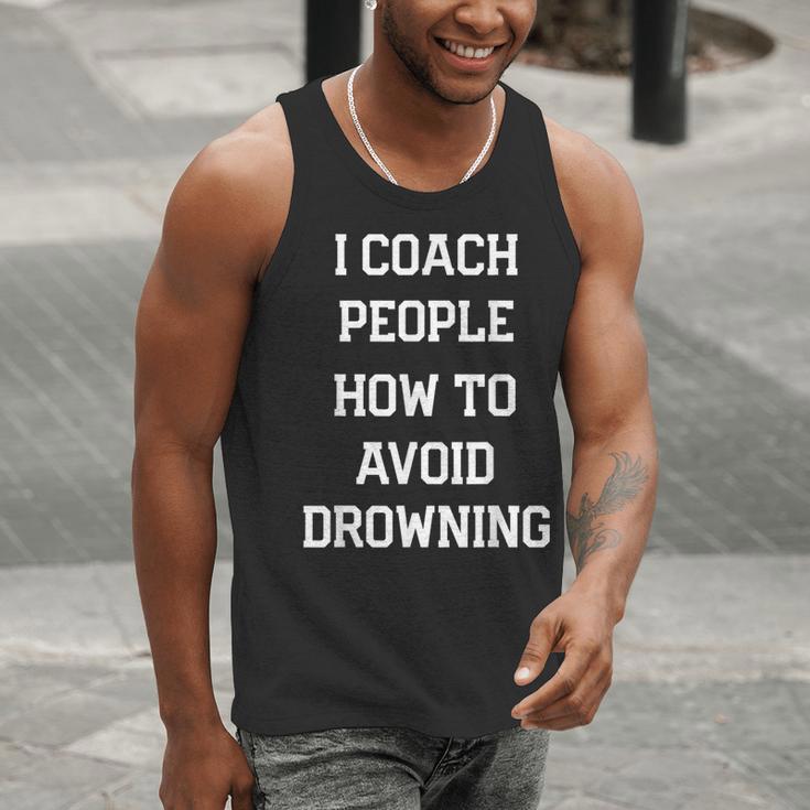 HILARIOUS TEACHER QUOTE SWIMMING COACH SWIM INSTRUCTOR Men Tank Top HILARIOUS TEACHER QUOTE SWIMMING COACH SWIM INSTRUCTOR Men Tank Top