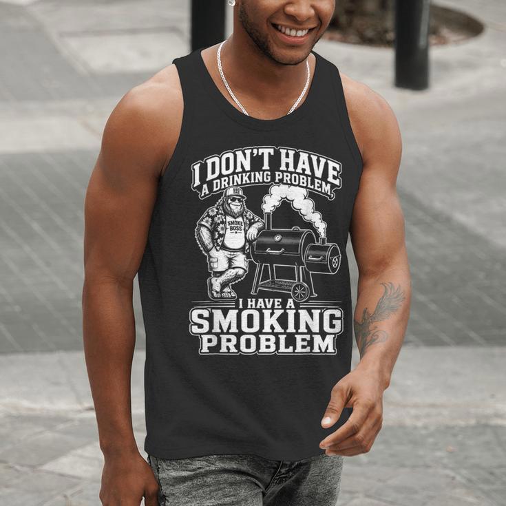 I'm Just A Drinker With A Smoking Problem Grilling BBQ Dad Men Tank Top