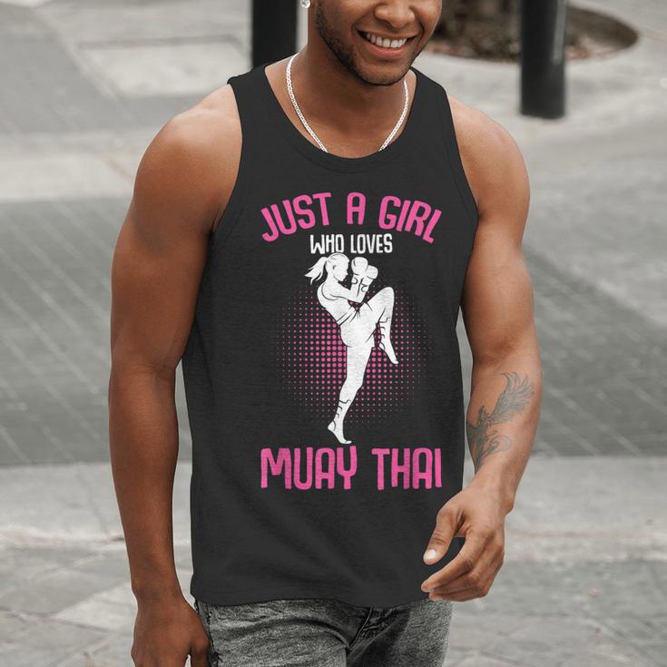Just a Girl Who Loves Muay Thai Kids Girls Men Tank Top Just a Girl Who Loves Muay Thai Kids Girls Men Tank Top