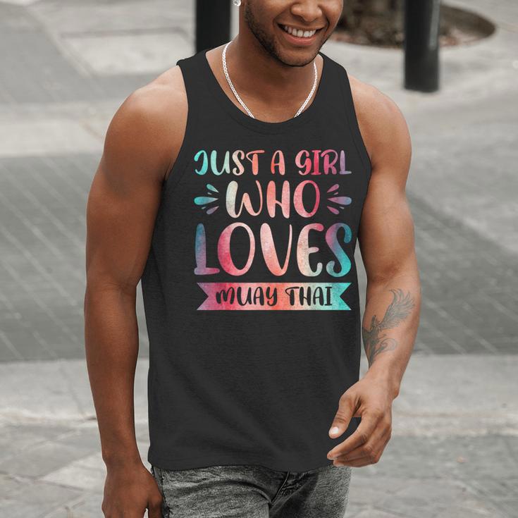Just a Girl Who Loves Muay Thai Men Tank Top