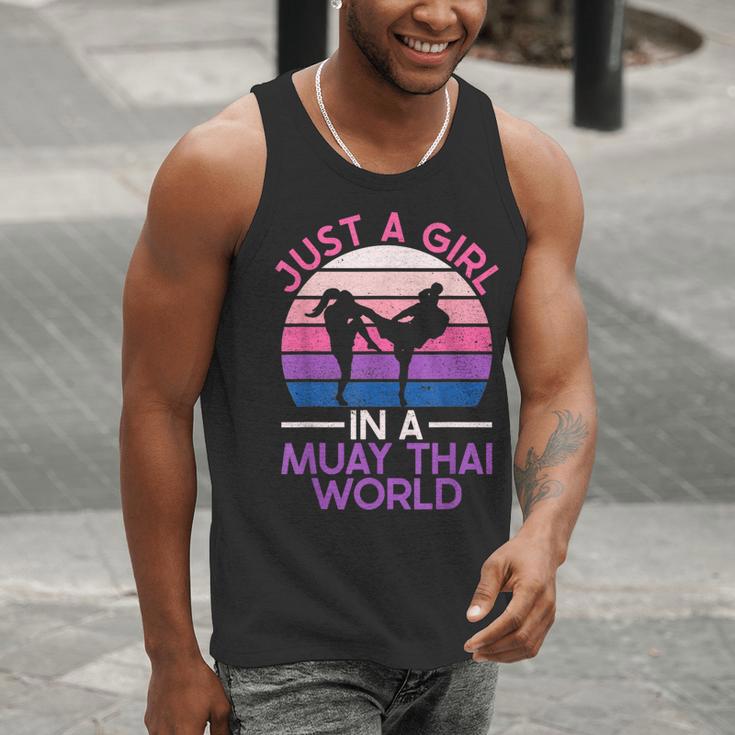Just A Girl In A Muay Thai World Muay Thai Boxing Men Tank Top