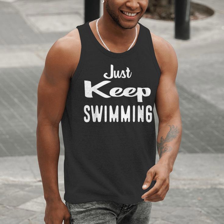 Just Keep Swimming T-Shirt Men Tank Top Just Keep Swimming T-Shirt Men Tank Top