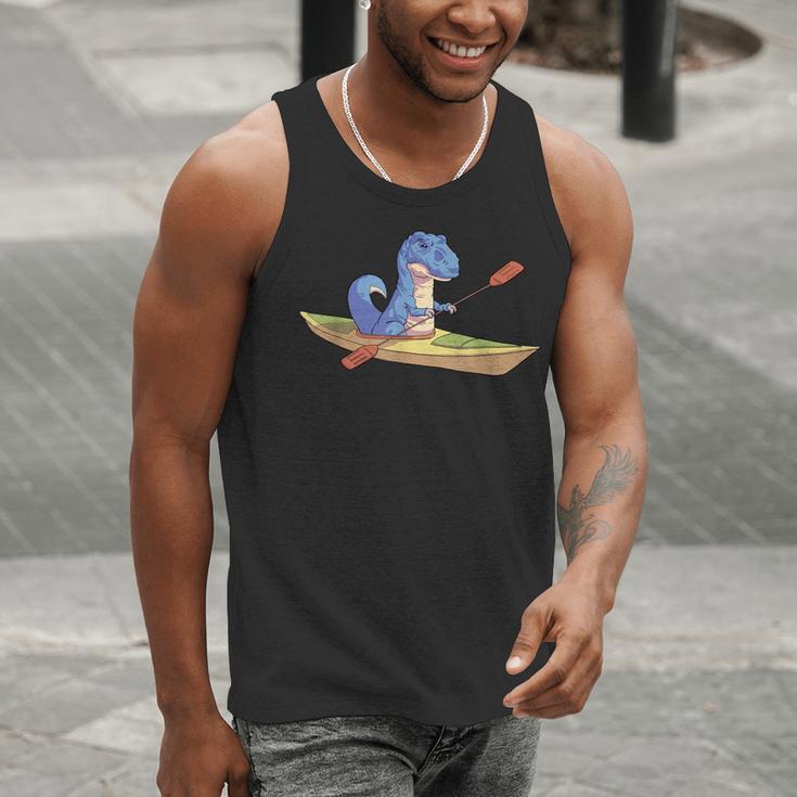 KayakRex Dinosaur Canoe Shirt Kayak For Children Men Tank Top
