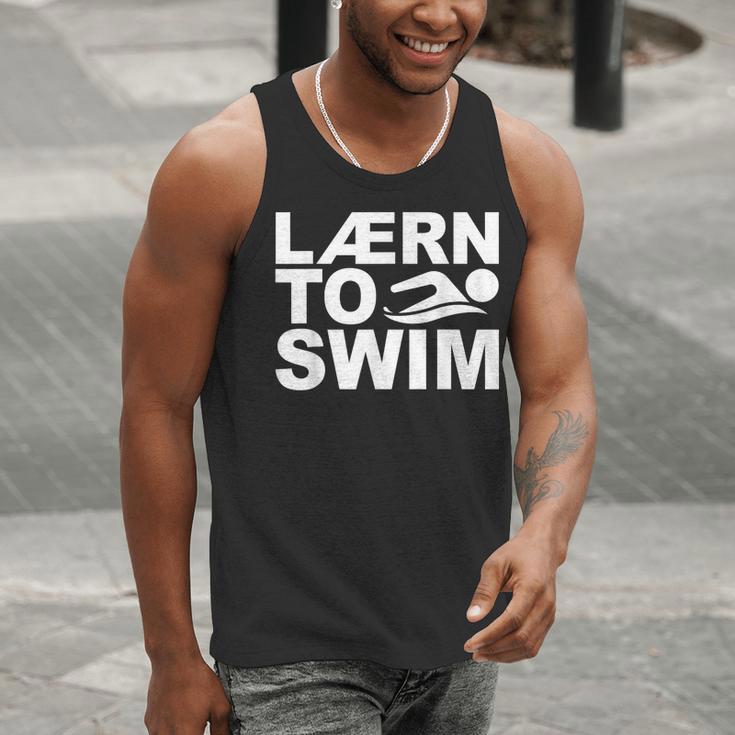 Learn To Swim Swimming Graphic Men Tank Top Learn To Swim Swimming Graphic Men Tank Top