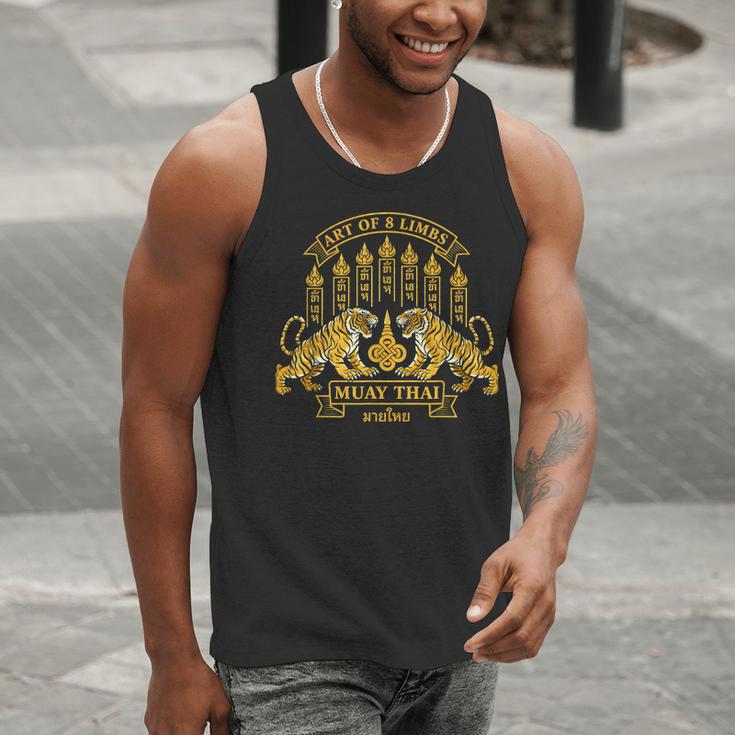 Muay Thai Art Of 8 Limbs Tiger Martial Arts Men Tank Top