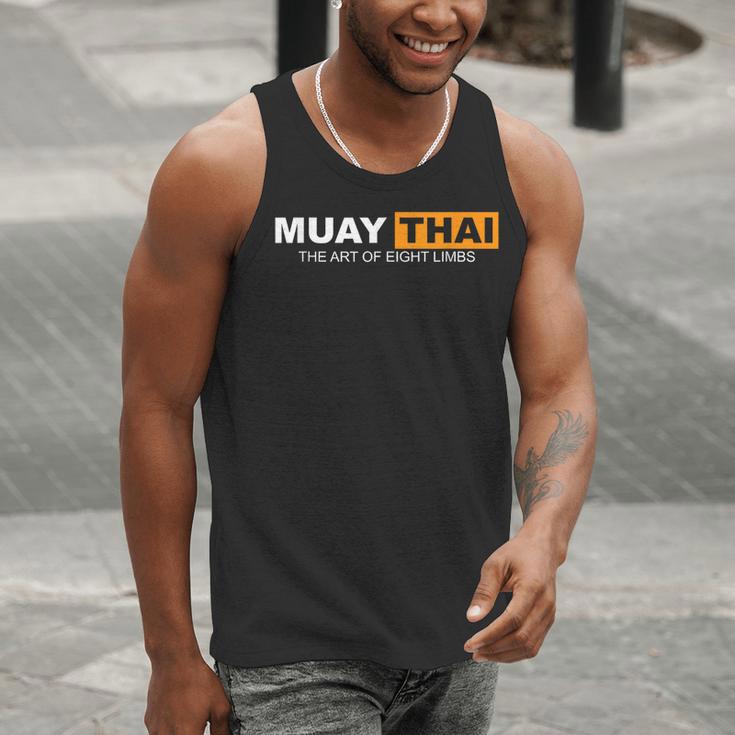 Muay Thai The Art Of Eight Limbs Kickboxing And MMA Fighter Men Tank Top