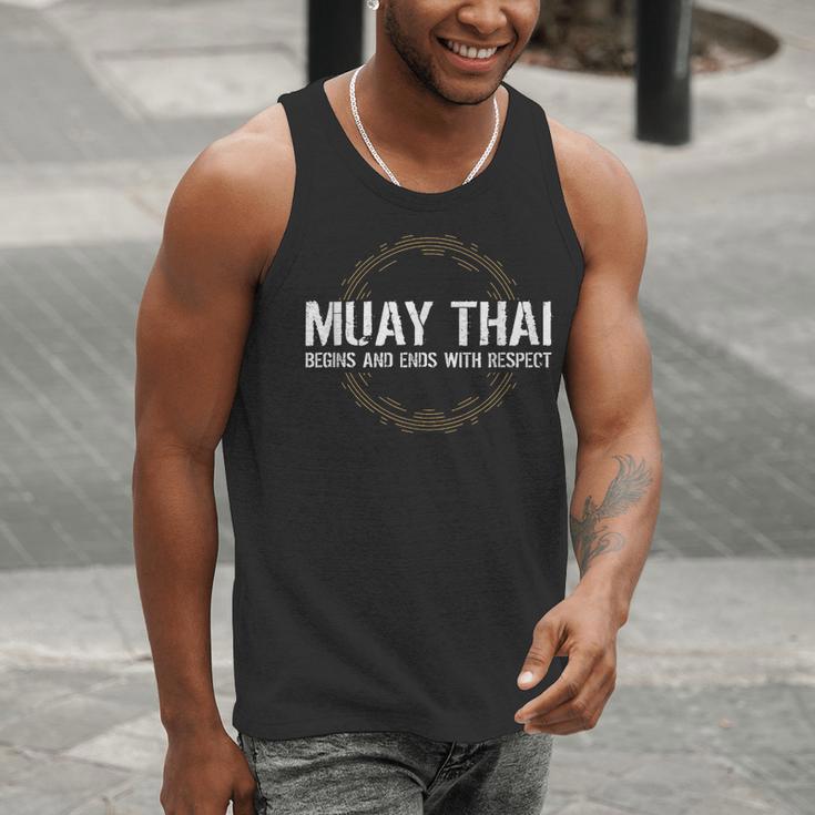 Muay Thai Begins And Ends With Respect Martial Arts Men Tank Top Muay Thai Begins And Ends With Respect Martial Arts Men Tank Top