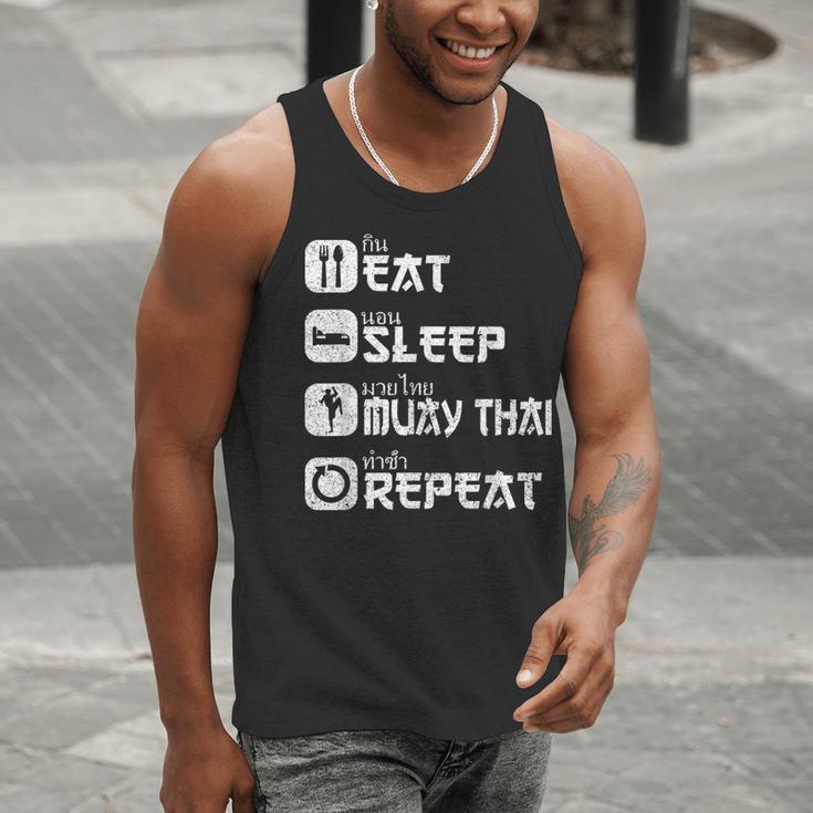 Muay Thai Boxing Thai Boxer Thai Kickboxing Men Tank Top