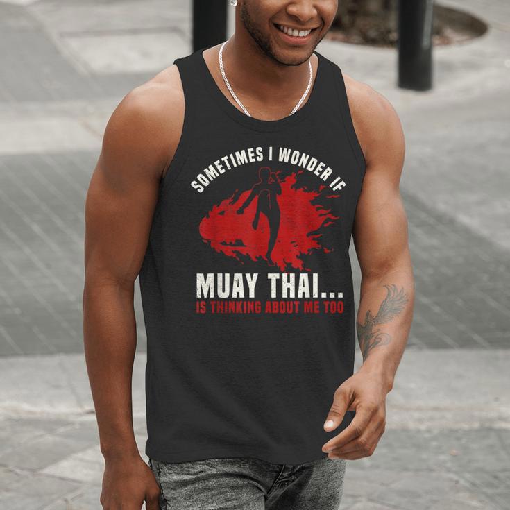 Muay Thai Boxing Teacher Kickboxing Martial Arts Instructor Men Tank Top
