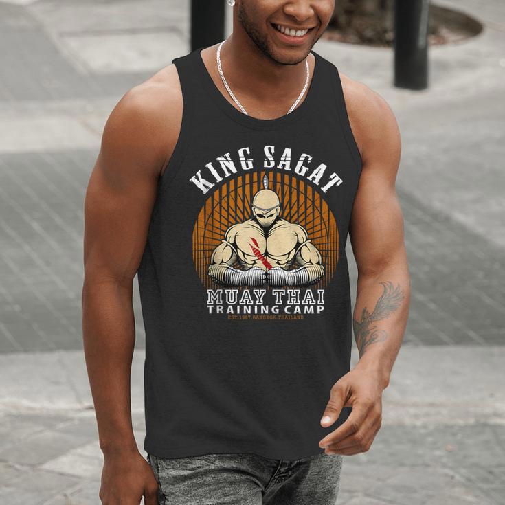 Muay Thai Boxing Training Gym Sagat Training Camp Men Tank Top