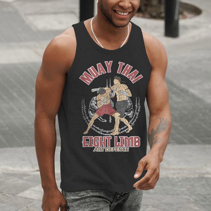 Muay Thai Eight Limb Art Defence Men Tank Top