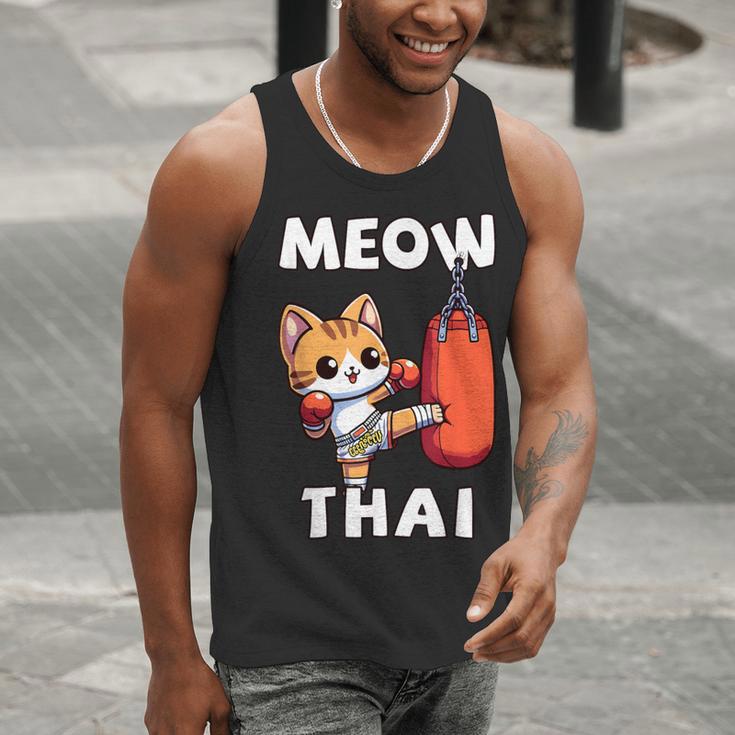 Muay Thai Meow Thai Thai Boxing For Boys Muay Thai Cat Men Tank Top Muay Thai Meow Thai Thai Boxing For Boys Muay Thai Cat Men Tank Top