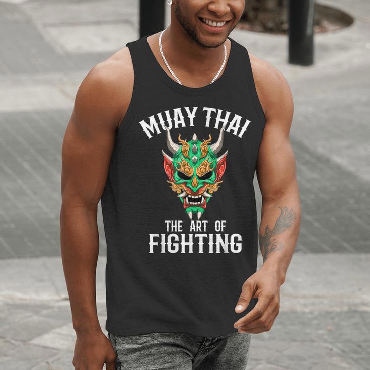 Muay Thai Oni Mask Thai Boxing And Kickboxing Men Tank Top Muay Thai Oni Mask Thai Boxing And Kickboxing Men Tank Top