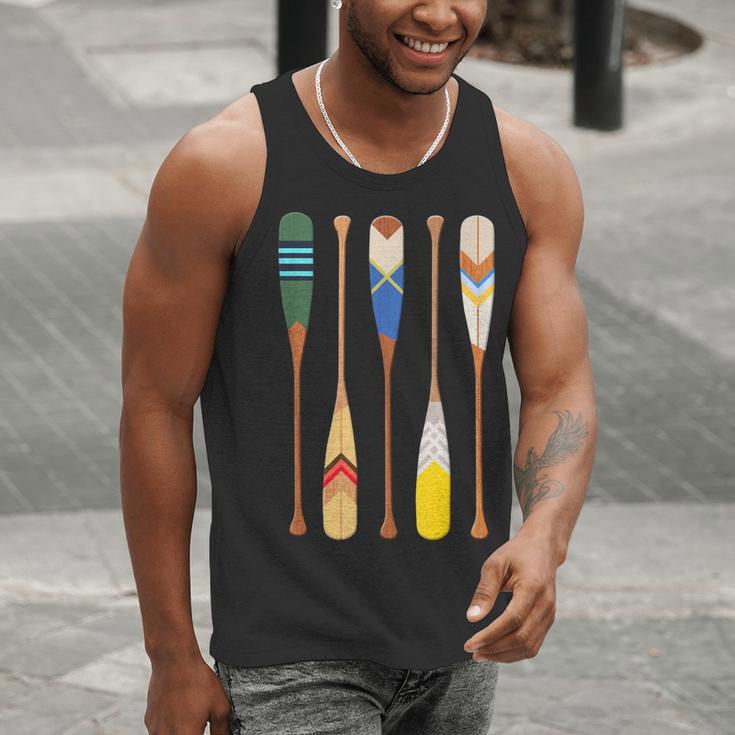 Paddle Canoe Men Tank Top