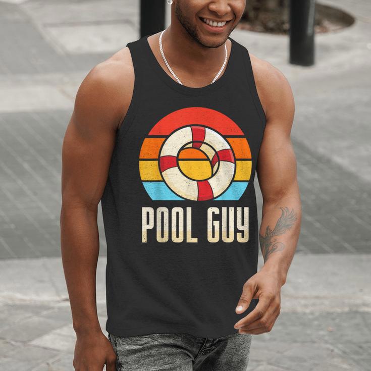 Pool Guy Swimming Attendant Attendants Rescuer Men Tank Top Pool Guy Swimming Attendant Attendants Rescuer Men Tank Top