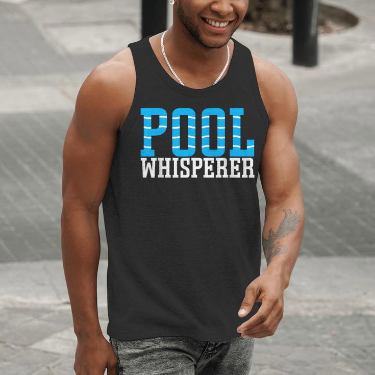 Pool Guy Pool Whisperer Boy Men Swimming Pool Men Tank Top
