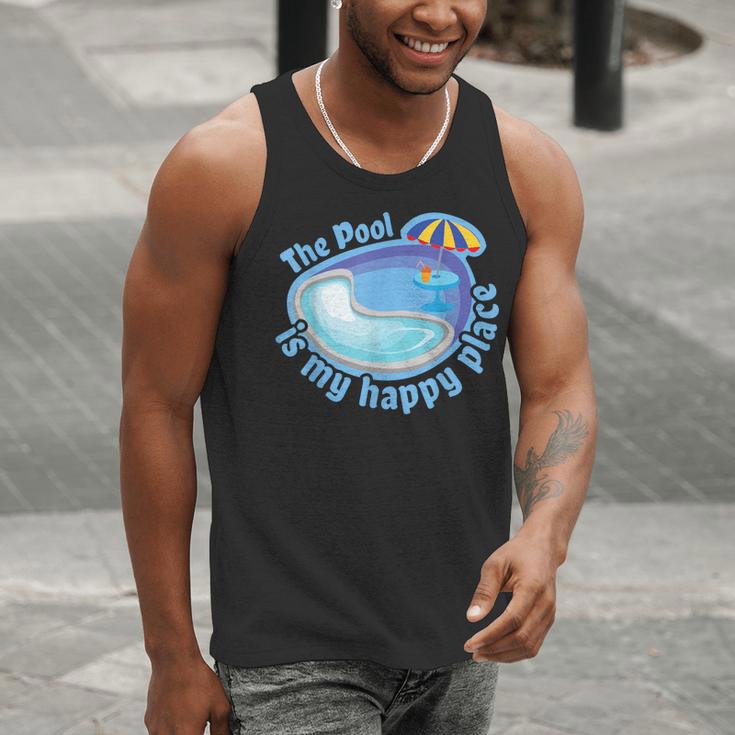 The Pool Is My Happy PlaceShirt Summer Swimming Tee Men Tank Top The Pool Is My Happy PlaceShirt Summer Swimming Tee Men Tank Top