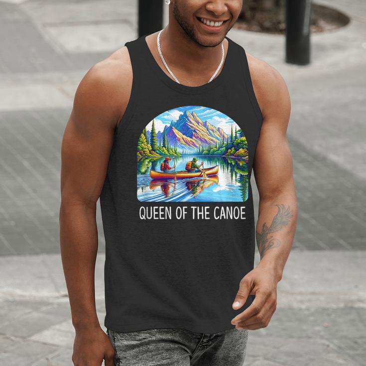 Queen Of The Canoe Canoeing Men Tank Top