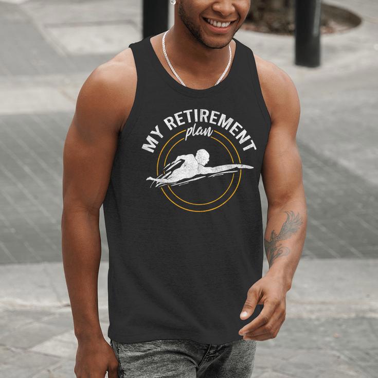 My Retirement Plan Swim Athlete Swimming Grandpa Swimmer Men Tank Top My Retirement Plan Swim Athlete Swimming Grandpa Swimmer Men Tank Top