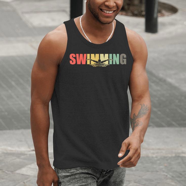 Retro Swimming Vintage Swimming Swimmer Men Tank Top Retro Swimming Vintage Swimming Swimmer Men Tank Top