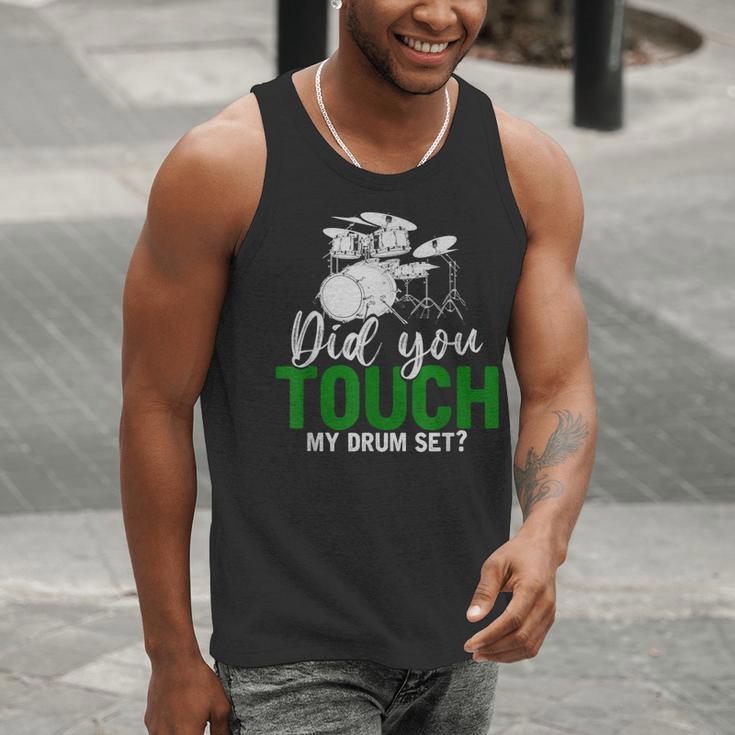 Rock Musical Instrument Band Drummer Drum Kit Men Tank Top