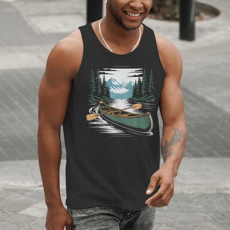 Solo Canoe Tourer Who Knows Every Rapid Campsite Portage Men Tank Top