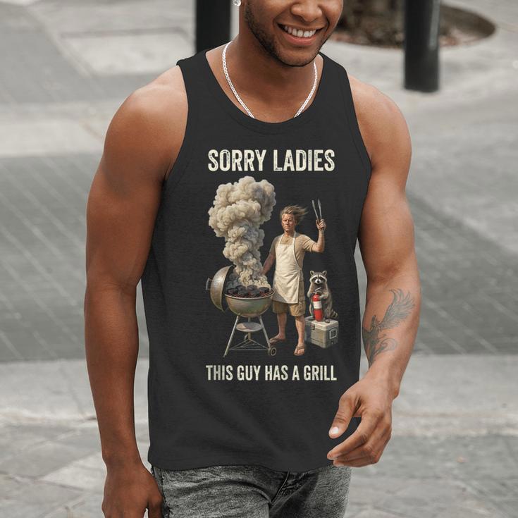 Sorry Ladies This Guy Has A Grill BBQ Dad Men Lover Men Tank Top