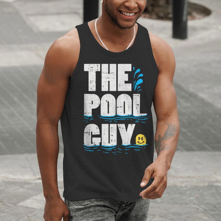 Summer Pool Guy Swimming Pool Boy Men Tank Top